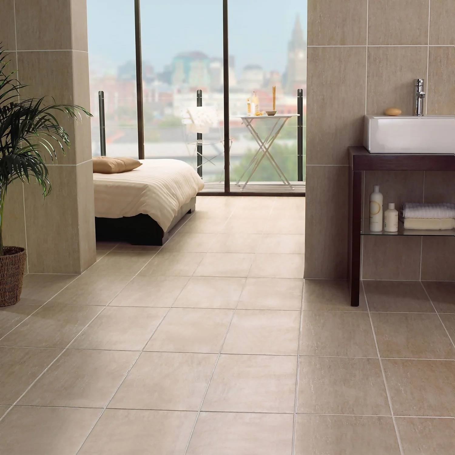 None Classico Beige Porcelain Wall & Floor Tile 300 X 600mm 3 None Classico Beige Porcelain Wall & Floor Tile 300 X 600mm - Image 3