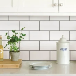 None Subway Peel And Stick Self Adhesive Wall Tiles