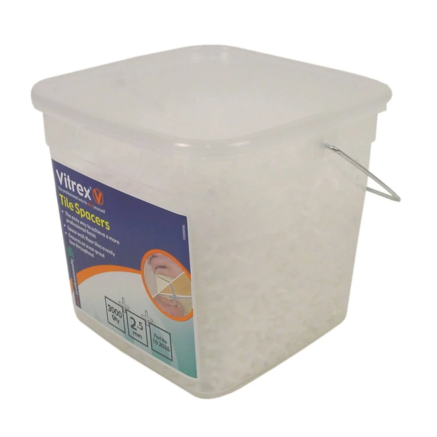 Vitrex 2.5mm Tile Spacers X3000 2 Vitrex 2.5mm Tile Spacers X3000 - Image 2