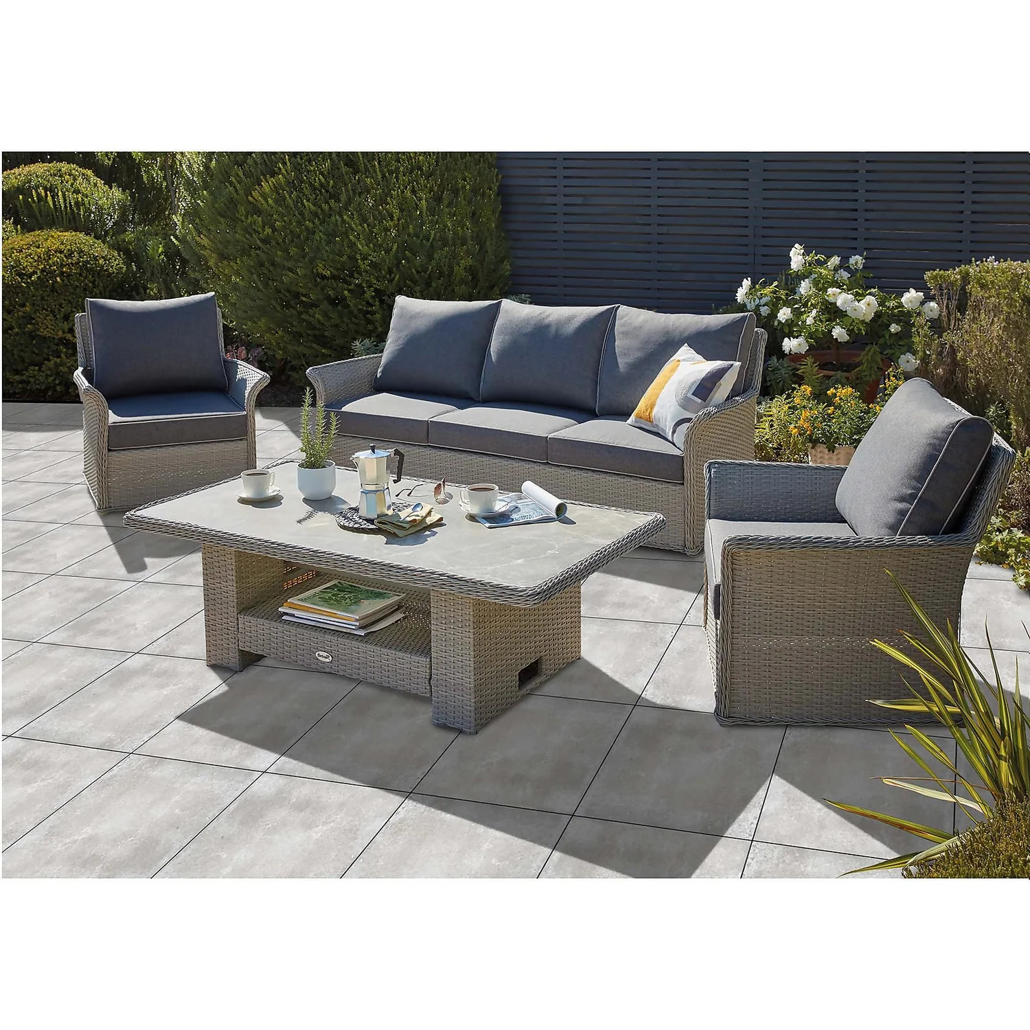 House Of Mosaics AK Rose Matt Stone Effect Porcelain Outdoor Tiles 60 X 60cm - Pack Of 2 1 House Of Mosaics AK Rose Matt Stone Effect Porcelain Outdoor Tiles 60 X 60cm - Pack Of 2