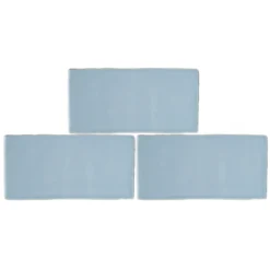 Country Living Artisan Blue Skies Ceramic Wall Tile 75 X 150mm - 0.5sqm Pack -Flooring Shop 13220558 7594916409855063