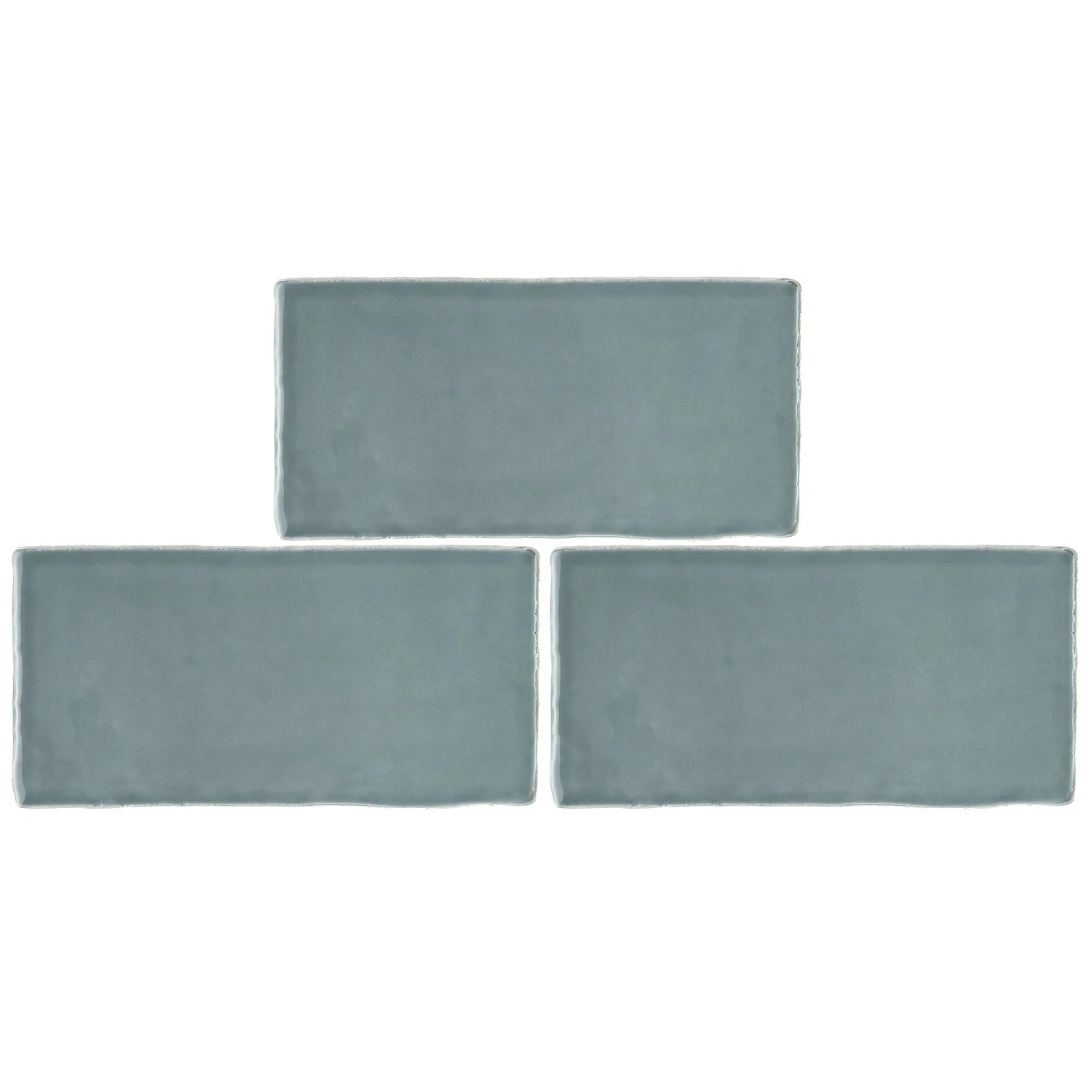 Country Living Artisan Stone Blue Ceramic Wall Tile 75 X 150mm - 0.5sqm Pack 3 Country Living Artisan Stone Blue Ceramic Wall Tile 75 X 150mm - 0.5sqm Pack - Image 3