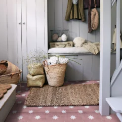 Country Living Starry Skies Peony Blush Porcelain Wall & Floor Tile 200 X 200mm - 0.52sqm Pack -Flooring Shop 13220588 1075051391067092