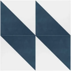 House Beautiful Cube Denim Porcelain Wall & Floor Tile 200 X 200mm - 0.52sqm Pack -Flooring Shop 13220590 1724924675554813