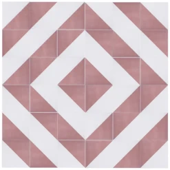 House Beautiful Cube Blush Porcelain Wall & Floor Tile 200 X 200mm - 0.52sqm Pack -Flooring Shop 13220593 1574915382801700