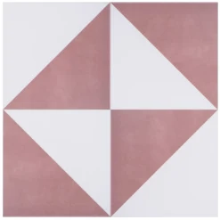 House Beautiful Cube Blush Porcelain Wall & Floor Tile 200 X 200mm - 0.52sqm Pack -Flooring Shop 13220593 1614915382833995