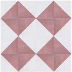 House Beautiful Cube Blush Porcelain Wall & Floor Tile 200 X 200mm - 0.52sqm Pack -Flooring Shop 13220593 3034915382768139
