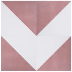 House Beautiful Cube Blush Porcelain Wall & Floor Tile 200 X 200mm - 0.52sqm Pack -Flooring Shop 13220593 8314915382702721