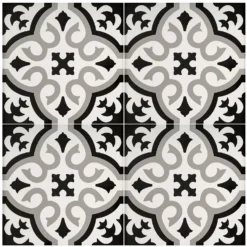 Fiore Classic Grey Porcelain Wall & Floor Tile 200 X 200mm - 0.52sqm Pack -Flooring Shop 13220599 1024916347947873