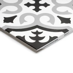 Fiore Classic Grey Porcelain Wall & Floor Tile 200 X 200mm - 0.52sqm Pack -Flooring Shop 13220599 1794916347973772