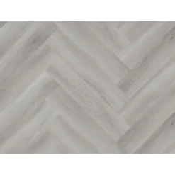 Kraus Rigid Core Herringbone Luxury Vinyl Floor Tile - Owsten Grey -Flooring Shop 13733819 1785002464972924