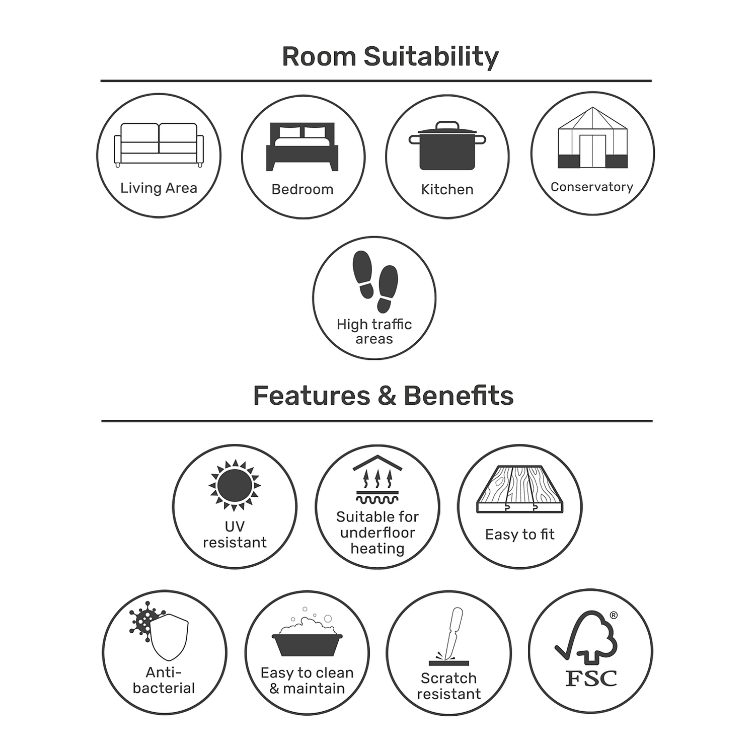 EGGER HOME Grey Loja Oak 8mm Laminate Flooring 4 EGGER HOME Grey Loja Oak 8mm Laminate Flooring - Image 4