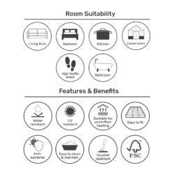 EGGER HOME Natural Creston Oak 8mm Aqua+ Laminate Flooring -Flooring Shop 13999102 8335014868466066